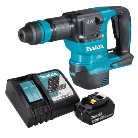 Makita DHK 180 RT1 Perforateur burineur sans fil 18 V 3,1 J SDS Plus Brushless + 1x Batterie 5,0 Ah + Chargeur