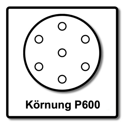 Mirka BASECUT Schleifscheiben 150 mm P600 100 Stk. ( 2261109961 ) Grip 15 Loch - Toolbrothers