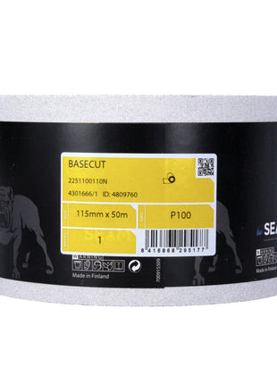 Mirka BASECUT Rouleau de papier abrasif 115 mm x 50 m, P100 ( 2251100110N )