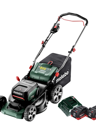 Metabo RM 36-18 LTX BL 46 Akku Rasenmäher 36 V ( 2x 18 V ) 46 cm Brushless + 2x Akku 10,0 Ah + Ladegerät - Toolbrothers