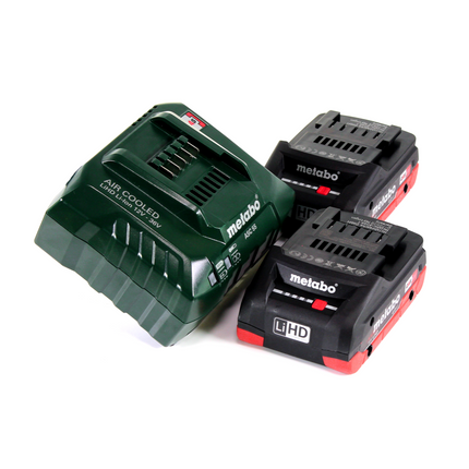 Metabo FSD 36-18 LTX BL 40 Débroussailleuse sans fil 36 V ( 2x 18 V ) Poignée ronde Brushless + 2x batterie 4,0 Ah + chargeur