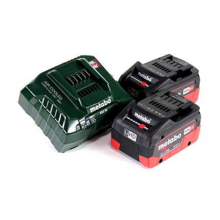 Metabo FSD 36-18 LTX BL 40 Débroussailleuse sans fil 36 V ( 2x 18 V ) Poignée ronde Brushless + 2x batterie 5,5 Ah + chargeur