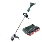 Metabo FSD 36-18 LTX BL 40 Débroussailleuse sans fil 36 V ( 2x 18 V ) Poignée ronde Brushless + 2x batterie 5,5 Ah + double chargeur