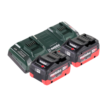 Metabo FSD 36-18 LTX BL 40 Débroussailleuse sans fil 36 V ( 2x 18 V ) Poignée ronde Brushless + 2x batterie 5,5 Ah + double chargeur