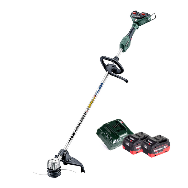 Metabo FSD 36-18 LTX BL 40 Débroussailleuse sans fil 36 V ( 2x 18 V ) Poignée ronde Brushless + 2x batterie 8,0 Ah + chargeur