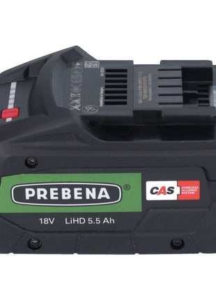 Batería Prebena AKKU18-5.5-LIHD 18 V 5,5 Ah / 5500 mAh LiHD Li-Ion CAS con indicador de nivel de carga