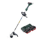 Metabo FSD 36-18 LTX BL 40 36 V Débroussailleuse sans fil (2x 18 V) manche rond brushless + 2x Batteries 10,0 Ah + Chargeur double