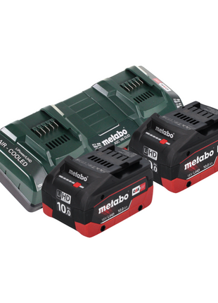 Metabo FSD 36-18 LTX BL 40 36 V Débroussailleuse sans fil (2x 18 V) manche rond brushless + 2x Batteries 10,0 Ah + Chargeur double