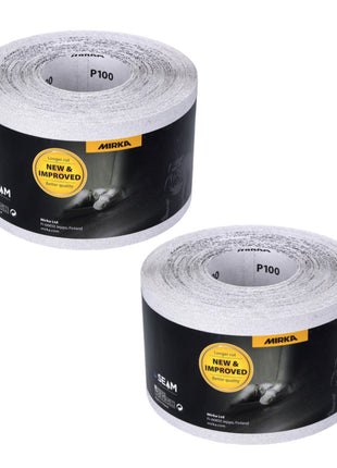 Mirka BASECUT Rouleau de papier abrasif 115 mm x 50 m, P100, 2 pcs. ( 2x 2251100110N )