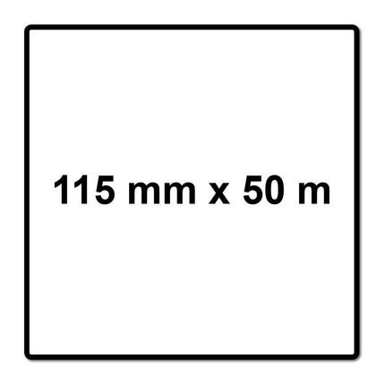 Mirka BASECUT Rouleau de papier abrasif 115 mm x 50 m, P120, 2 pcs. ( 2x 2251100112N )
