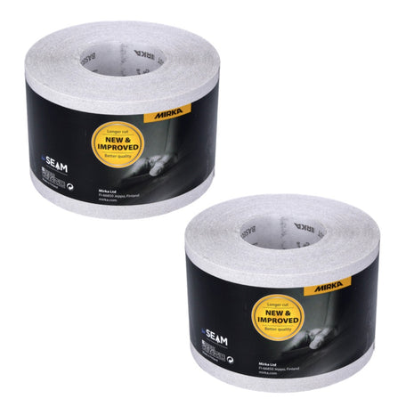 Mirka BASECUT Rouleau de papier abrasif 115 mm x 50 m, P120, 2 pcs. ( 2x 2251100112N )