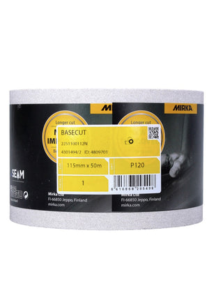 Mirka BASECUT Rouleaux de papier abrasif 115 mm x 50 m, P120, 4 pcs. ( 4x 2251100112N )