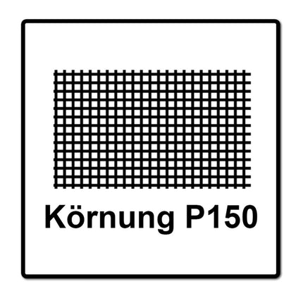 Mirka BASECUT Rouleaux de papier abrasif 115 mm x 50 m, P150, Papier abrasif universel, 4 pcs.  ( 4x 2251100115N )