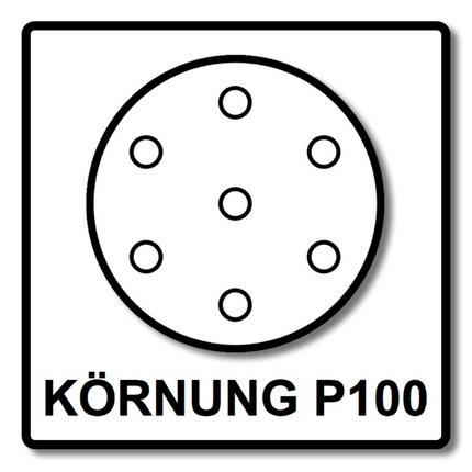 Mirka BASECUT Disques abrasifs auto-agrippants 150 mm, P100, 15 trous, 400 pcs. ( 4x 2261109910 )