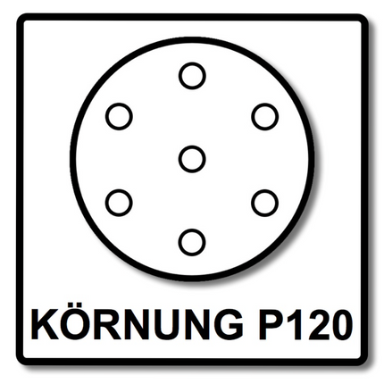 Mirka BASECUT Disques abrasifs auto-agrippants 150 mm, P120, 15 trous, 200 pcs. ( 2x 2261109912 )