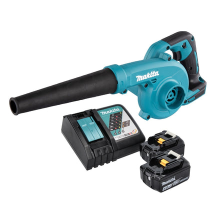 Makita DUB 185 RM souffleur de feuilles sans fil 18 V + 2x batterie 4,0 Ah + chargeur