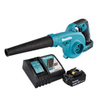 Soplador de hojas a batería Makita DUB 185 RT1 18 V + 1x batería 5,0 Ah + cargador