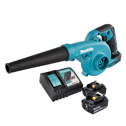 Makita DUB185RT Aspirateur souffleur sans fil 18V + 2x Batteries 5,0Ah + Chargeur