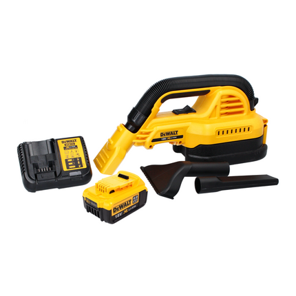 DeWalt DCV 517 M1 Aspirateur à main sans fil 18 V 1,9 L + 1x batterie 4,0 Ah + chargeur
