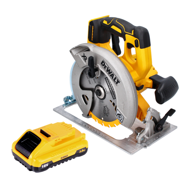 Scie circulaire sans fil DeWalt DCS 570 18 V 184 mm sans balais + 1x batterie 3,0 Ah - sans chargeur