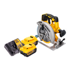 DeWalt DCS 570 M2 Akku Handkreissäge 18 V 184 mm Brushless + 2x Akku 4,0 Ah + Ladegerät - Toolbrothers