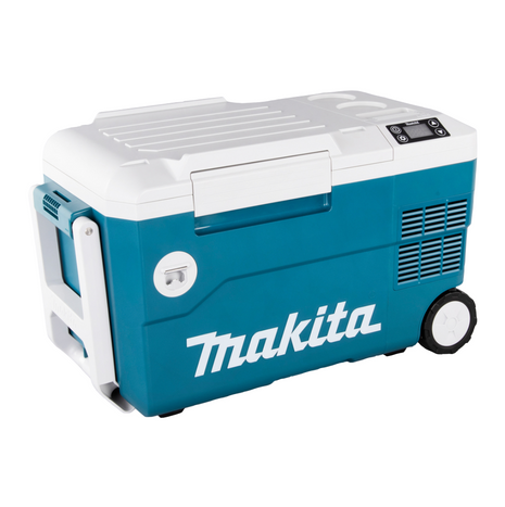 Makita DCW 180 Z Coffret pour chauffage et de refroidissement 36 V ( 2x 18 V ) 20 L sans fil - sans batterie, sans chargeur