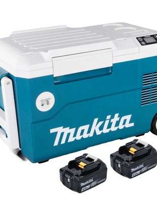 Caja de refrigeración y calefacción por batería Makita DCW 180 M 36 V (2x 18 V) 20 L + 2x batería 4,0 Ah - sin cargador