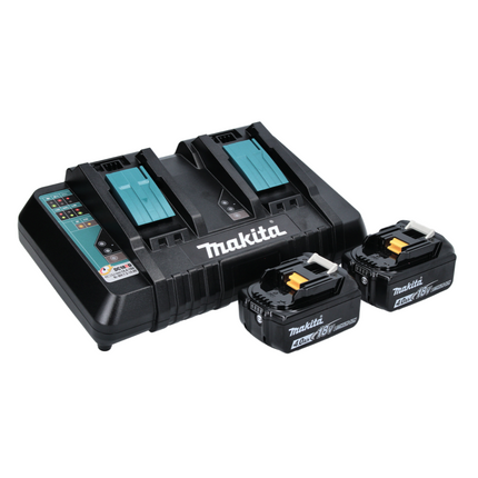 Makita DCW 180 PM Glacière et réchaud à compresseur sans fil 36 V ( 2x 18 V ) 20 L + 2x batterie 4,0 Ah + double chargeur