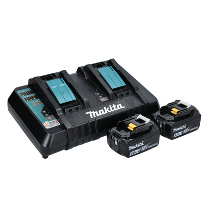 Makita DCW 180 PT Glacière et réchaud à compresseur sans fil 36 V ( 2x 18 V ) 20 L + 2x batterie 5,0 Ah + double chargeur