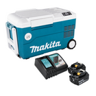 Makita DCW 180 G Glacière et boîte chauffante sans fil 36 V 20 L + 2x Batteries 6,0 Ah + Chargeur