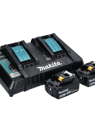 Makita DCW 180 PG Glacière et réchaud à compresseur sans fil 36 V ( 2x 18 V ) 20 L + 2x batterie 6,0 Ah + double chargeur