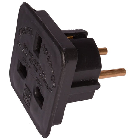 2-Tech Reise Stecker / Adapter UK ->  DE UK2DE - Toolbrothers