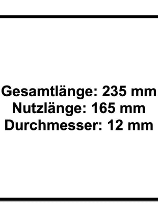 Festool Schlangenbohrer SB CE D12 12 mm ( 205906 ) für Schlagbohrschrauber und Bohrschrauber - Toolbrothers