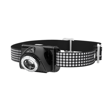 Ledlenser SEO7R Lampe Frontale LED Rechargeable Noir, 220 lm IPX6 + 1x Batterie + Câble USB. ( 6107-RB )