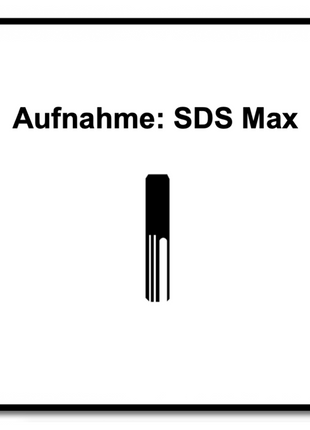 Makita Flachmeißel 25 x 400 mm SDS Max 5 Stk. ( 5x D-34213 )