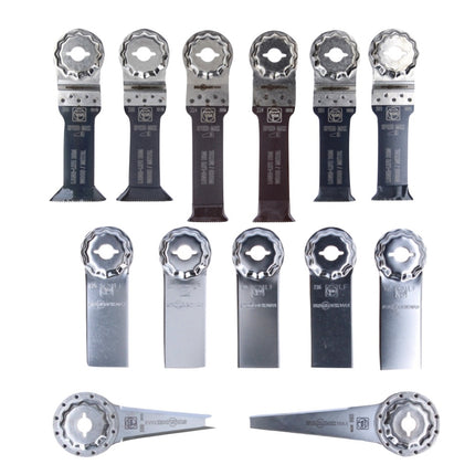 FEIN Best Of E-Cut Starlock Max Wood & Metal Lame de scie (35222967050) + Profi Set Starlock Max Lame de scie pour la rénovation des joints (35222967130)