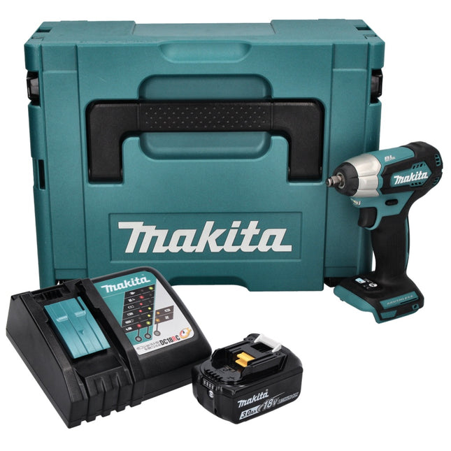 Visseuse à chocs sans fil Makita DTW 180 RF1J 18 V 180 Nm 3/8" Brushless + 1 batterie 3,0 Ah + chargeur + Makpac