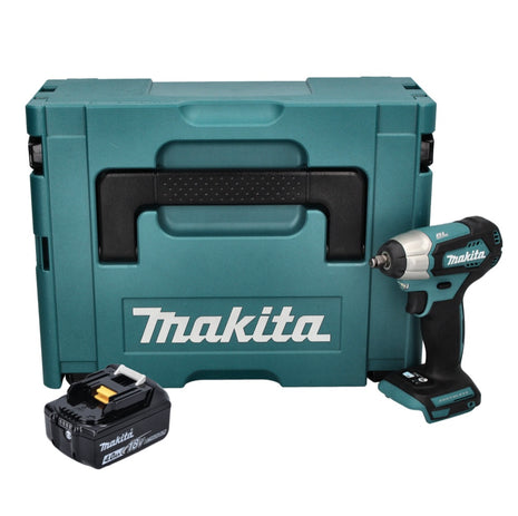 Makita DTW 180 M1J llave de impacto a batería 18 V 180 Nm 3/8" sin escobillas + 1x batería 4,0 Ah + Makpac - sin cargador