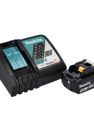 Makita DTW 180 RM1J Atornillador de impacto inalámbrico 18 V 180 Nm 3/8" sin escobillas + 1x batería 4,0 Ah + cargador + Makpac