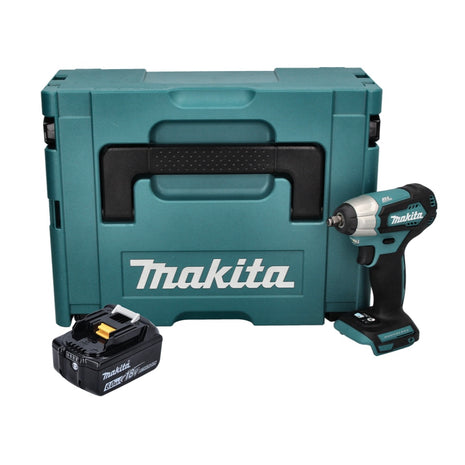 Makita DTW180F1J Boulonneuse à choc sans fil 180Nm 18V 3/8" Brushless + 1x Batterie 6,0Ah + Coffret Makpac - sans chargeur