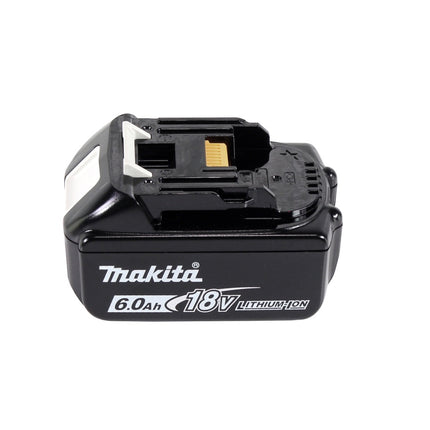 Visseuse à chocs sans fil Makita DTW 180 G1J 18 V 180 Nm 3/8" Brushless + 1 batterie 6,0 Ah + Makpac - sans chargeur
