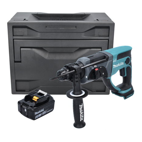 Makita DHR 202 G1X Perforateur sans fil 18 V 2,0 J SDS Plus + 1x Batterie 6,0 Ah + Coffret Makbox - sans chargeur