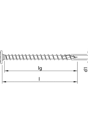 HECO TOPIX plus Profi Holzbauschraube 6,0 x 50 mm 200 Stück ( 61039 ) Vollgewinde Holzschraube, Tellerkopf, T-Drive, verzinkt blau, A3K