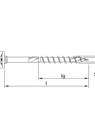 HECO TOPIX plus Vis à bois Professionnelle 6,0 x 140 mm, Filetage partiel , Tête ronde large, T-Drive, Galvanisé bleu, A3K, 100pcs ( 61151 )