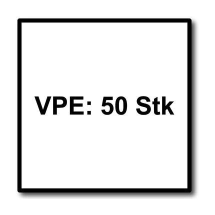 HECO TOPIX plus Vis à bois professionnelle 8,0 x 80 mm, Filetage complet , Tête ronde large, T-Drive, Galvanisé bleu, A3K, 50pcs. ( 61245 )