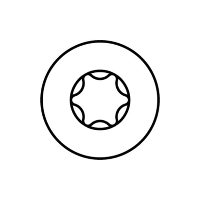 HECO TOPIX plus Vis à bois professionnelle 8,0 x 100 mm, Filetage total, Tête ronde large, T-Drive, Zingué bleu, A3K - 200 pcs. (4x 61259)