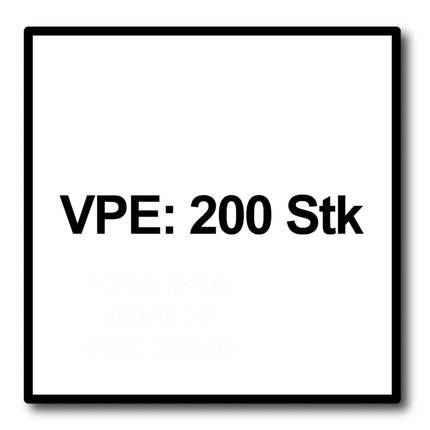 HECO TOPIX plus Vis à bois professionnelle 8,0 x 100 mm, Filetage total, Tête ronde large, T-Drive, Zingué bleu, A3K - 200 pcs. (4x 61259)
