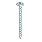 HECO TOPIX plus tornillos profesionales para construcción en madera 6,0 x 80 mm 200 piezas (2x 61094) tornillo para madera totalmente roscado, cabeza con arandela, accionamiento en T, galvanizado azul, A3K