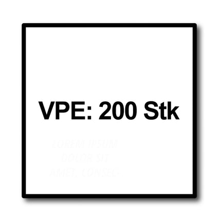 HECO TOPIX plus Vis à bois professionnelle 6,0 x 70 mm - 200 pièces (2x 61080)