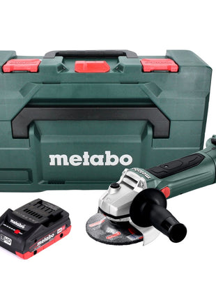 Metabo W 18 LTX 125 amoladora angular a batería 18 V 125 mm + 1x batería 4,0 Ah + metaBOX - sin cargador